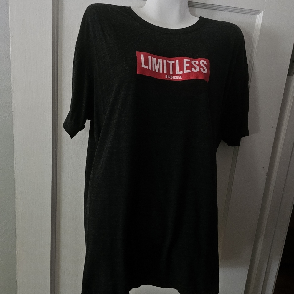 Birdiebee Limitless Black Short Sleeve, crewneck women's tee-xl